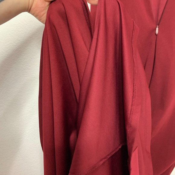 Lulus Perfect Opportunity Burgundy Maxi Dress Med. - Picture 9 of 12